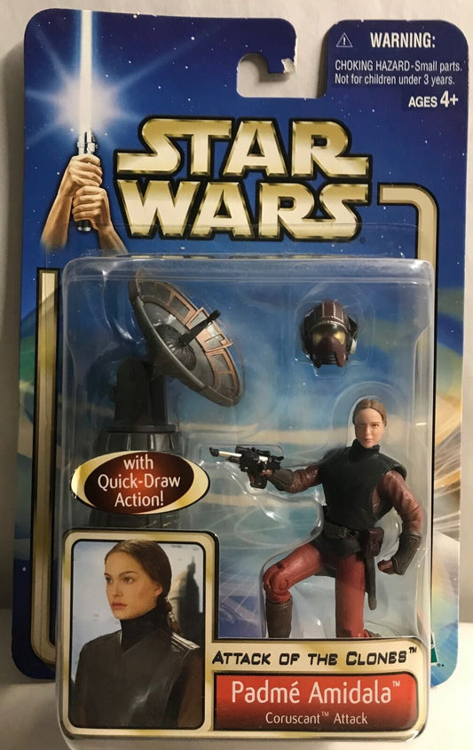 STAR WARS - HASBRO - AOTC - PADME AMIDALA "CORUSCANT ATTACK" - with Exploding