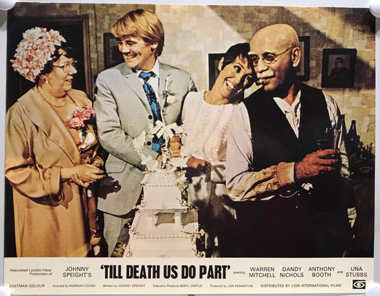 ORIGINAL LOBBY CARDS - 'TILL DEATH US DO PART - 1969 - set of 8