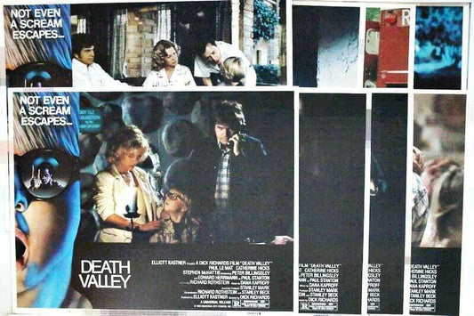 ORIGINAL LOBBY CARDS - DEATH VALLEY - 1982 - set of 8