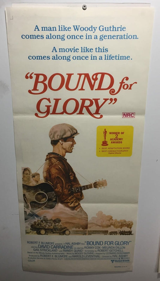 ORIGINAL DAYBILL MOVIE POSTER - BOUND FOR GLORY