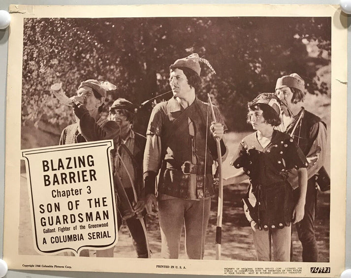 ORIGINAL SERIAL LOBBY CARD SON OF THE GUARDSMAN (a) 1946 Ch 3
