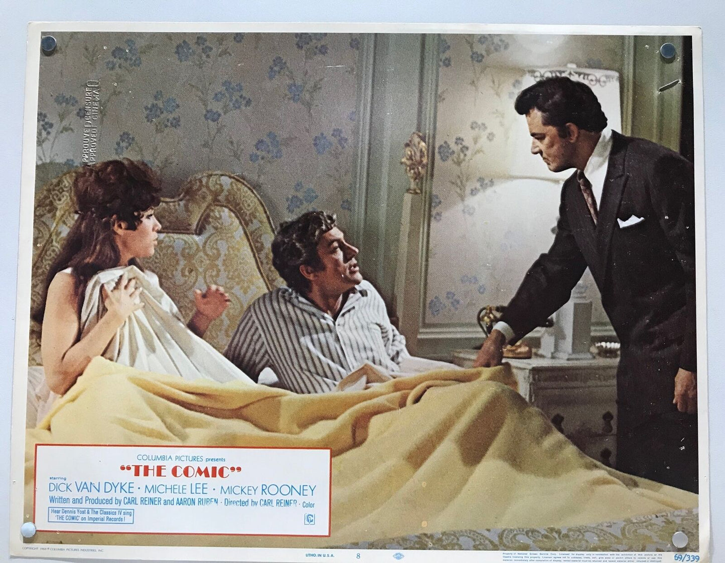 ORIGINAL LOBBY CARDS - THE COMIC - 1969 - set of 8