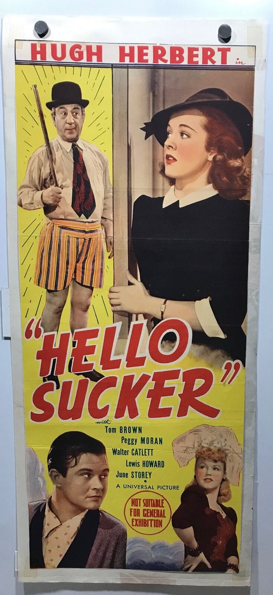 ORIGINAL DAYBILL MOVIE POSTER - HELLO SUCKER