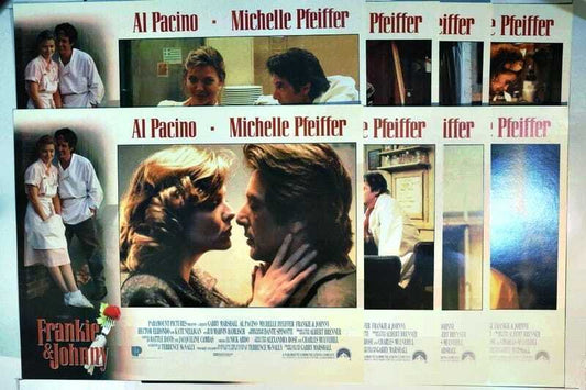 ORIGINAL LOBBY CARDS - FRANKIE AND JOHNNY - 1991 - set of 8