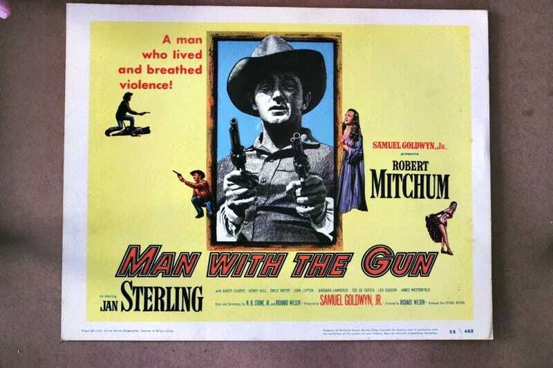 ORIGINAL LOBBY CARD - MAN WITH A GUN - 1955 - title card