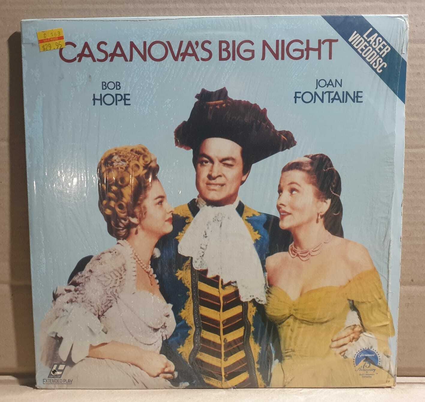 LASERDISC MOVIE - CASANOVA'S BIG NIGHT - Bob Hope, Joan Fontaine