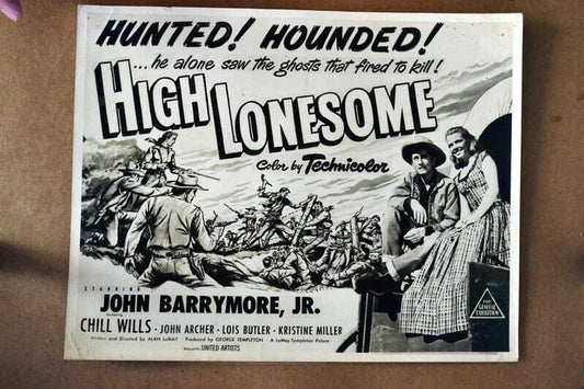 ORIGINAL LOBBY CARD - HIGH LONESOME - 1950 - title card