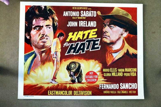 ORIGINAL LOBBY CARD - HATE FOR HATE - 1967 - title card