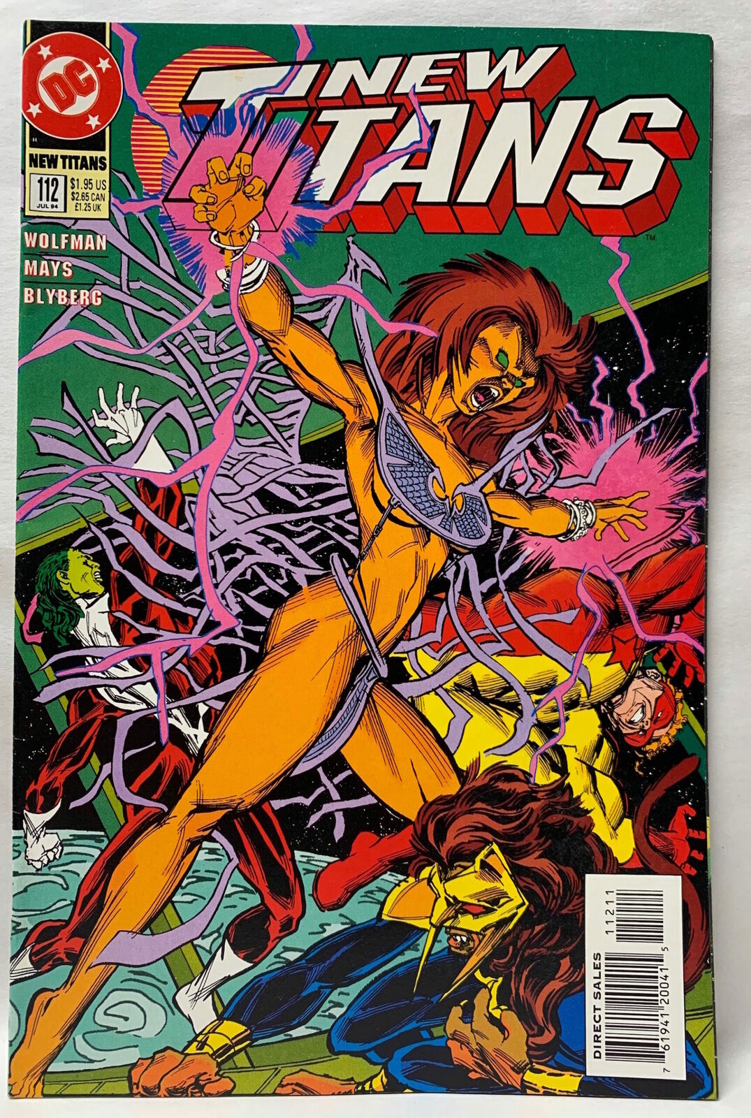 COMIC BOOK - NEW TEEN TITANS #112