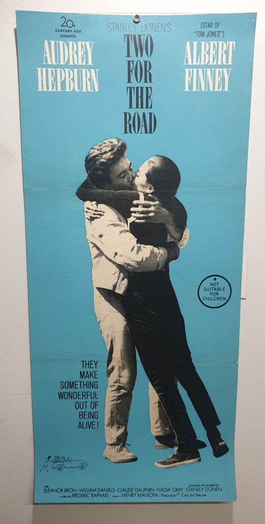 ORIGINAL DAYBILL MOVIE POSTER - TWO FOR THE ROAD - 1968