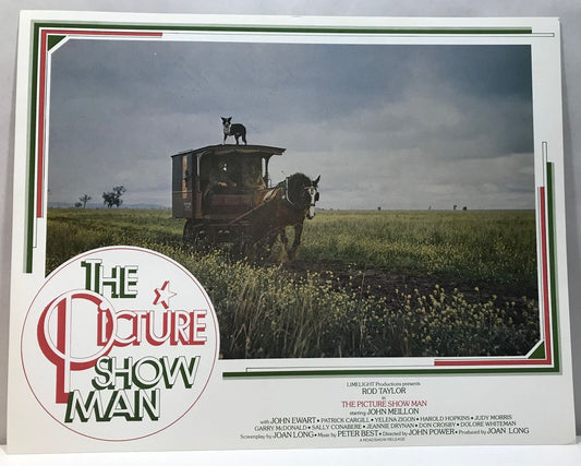 ORIGINAL LOBBY CARD - PICTURE SHOW MAN (e) - 1977 - title card -  Australia