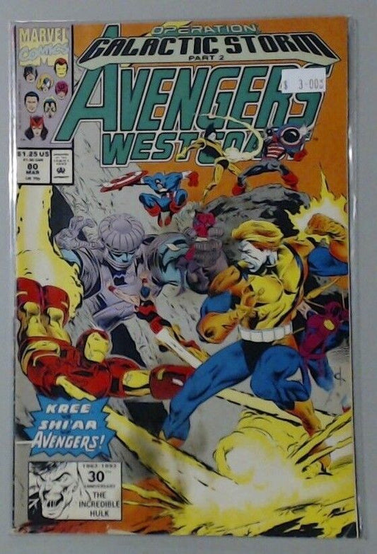 COMIC BOOK -- IRON MAN HULK CAPTAIN AMERICA THE AVENGERS MARVEL #80