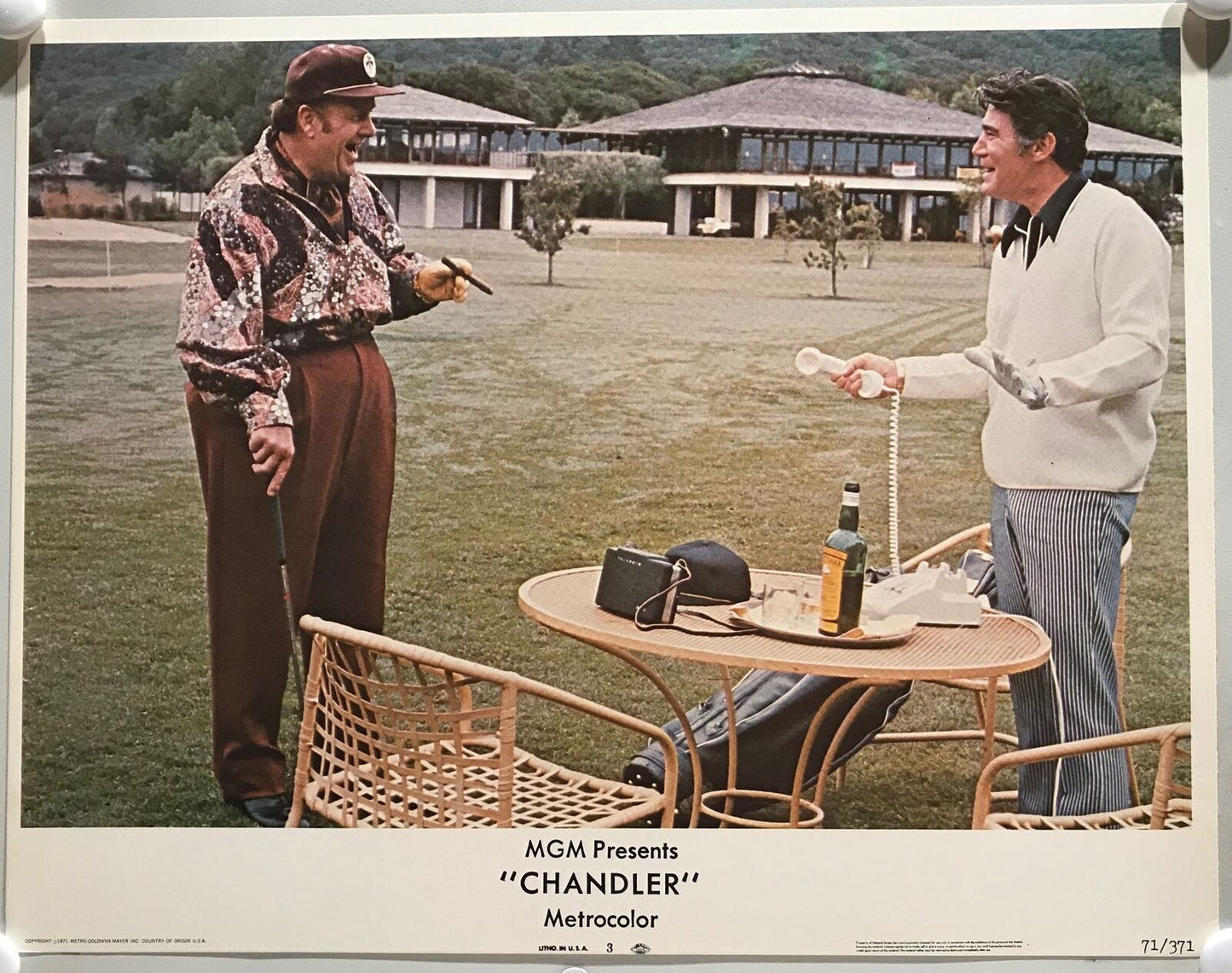 ORIGINAL LOBBY CARDS - CHANDLER - 1971 - set of 8