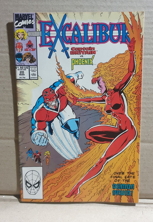 COMIC BOOK -  MARVEL EXCALIBUR #20