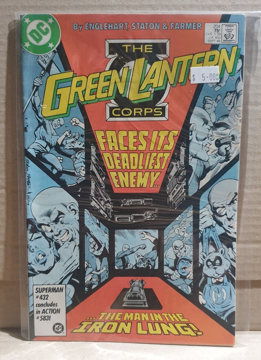 COMIC BOOK - DC GREEN LANTERN CORPS #204