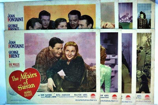 ORIGINAL LOBBY CARDS - THE AFFAIRS OF SUSAN - 1945 - set of 8