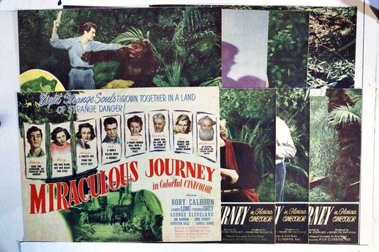 ORIGINAL LOBBY CARDS - MIRACULOUS JOURNEY - 1948 - set of 8