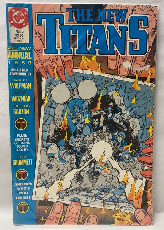 COMIC BOOK ~ THE NEW TEEN TITANS #5 (1989)