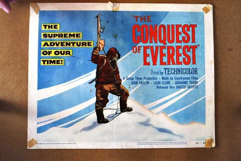 ORIGINAL LOBBY CARD - CONQUEST OF EVEREST - 1954 - title card