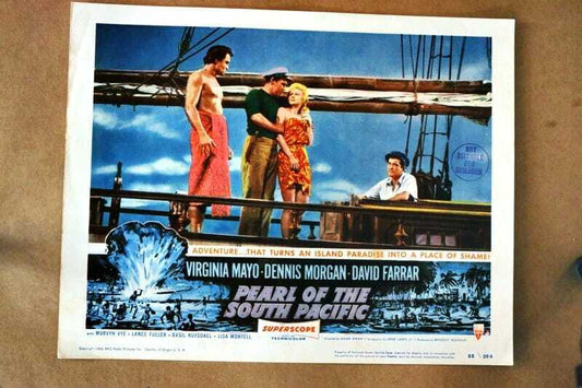 ORIGINAL LOBBY CARD - PEARL OF THE SOUTH PACIFIC (a) - 1955 - title card