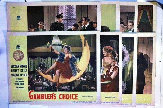 ORIGINAL LOBBY CARDS - GAMBLER'S CHOICE - 1944 - set of 8
