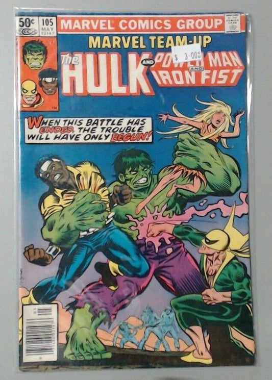 MARVEL COMIC BOOK - HULK POWER MAN IRON FIST NUMBER 105