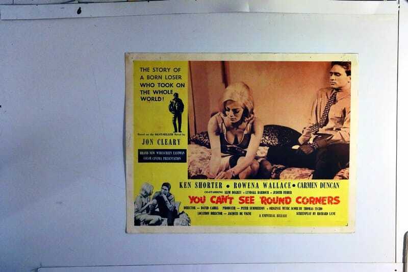 ORIGINAL LOBBY CARD - YOU CAN'T SEE 'ROUND CORNERS (b) - 1969 - title card-Australian