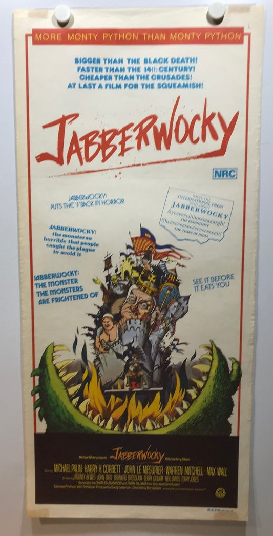 ORIGINAL DAYBILL MOVIE POSTER - JABBERWOCKY