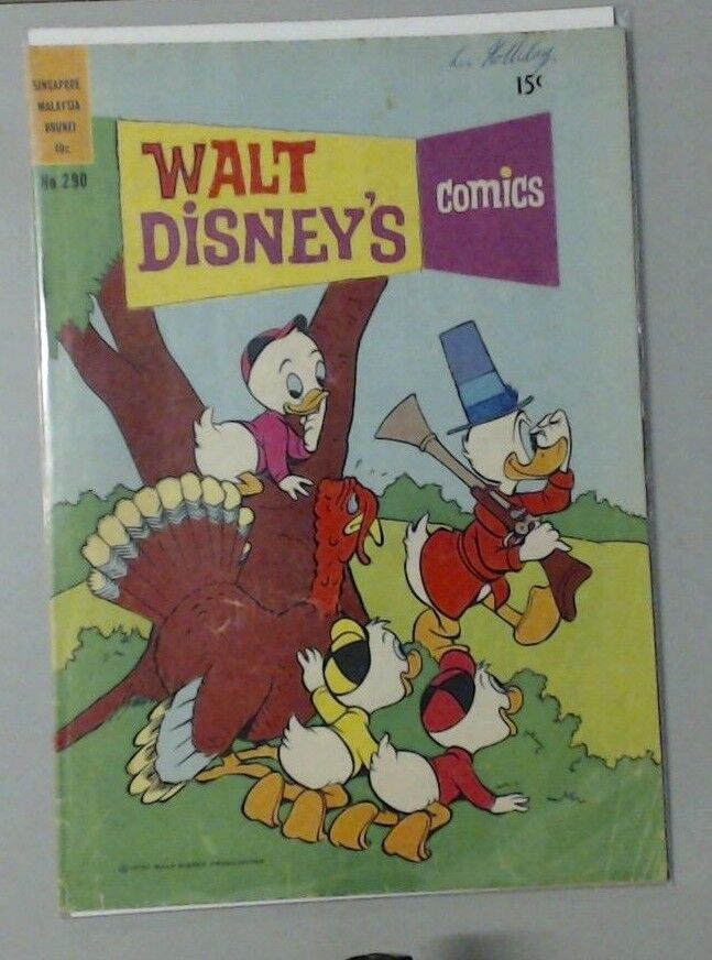 COMIC BOOK - WALT DISNEY'S COMICS DONALD DUCK HUEY DEWEY LOUIE NO.290