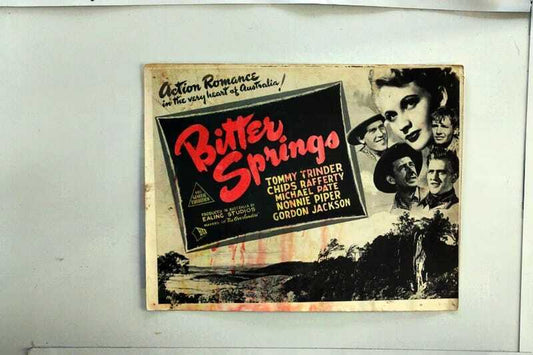 ORIGINAL LOBBY CARD - BITTER SPRINGS - 1950 - title card - Australia