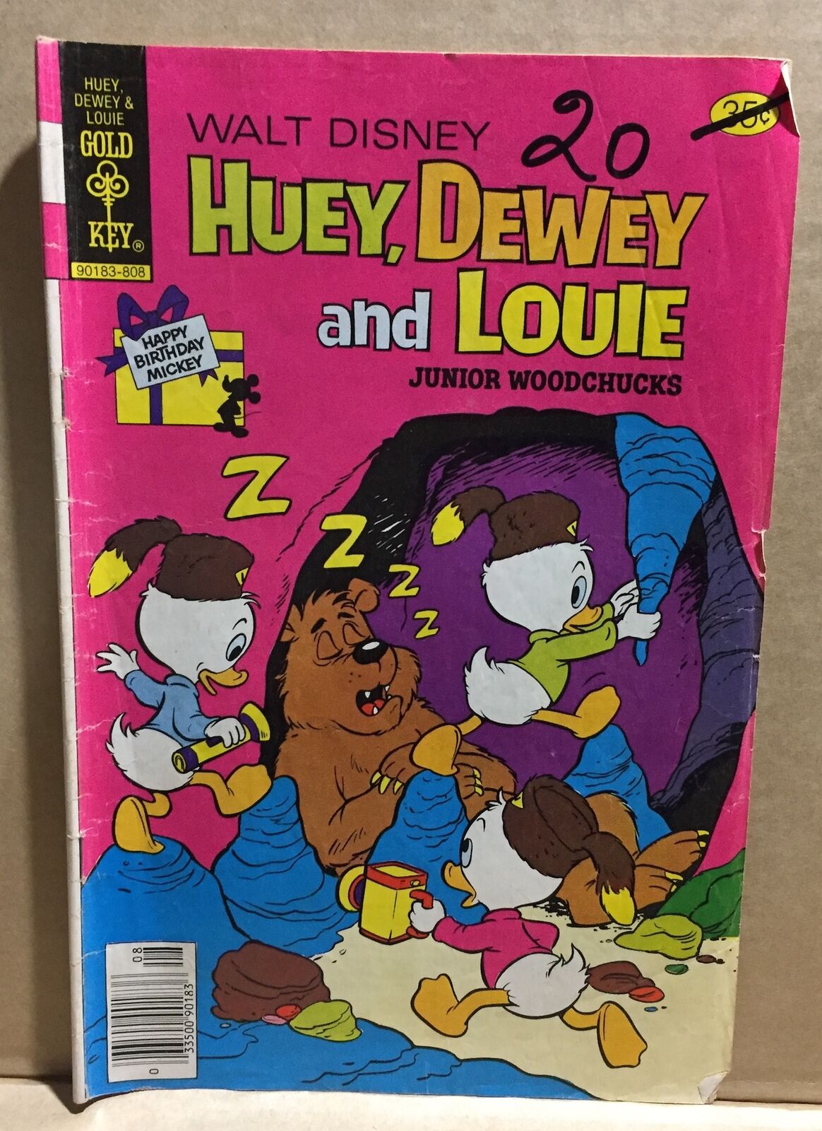 COMIC BOOK - WALT DISNEY HUEY DEWEY LOUIE 808