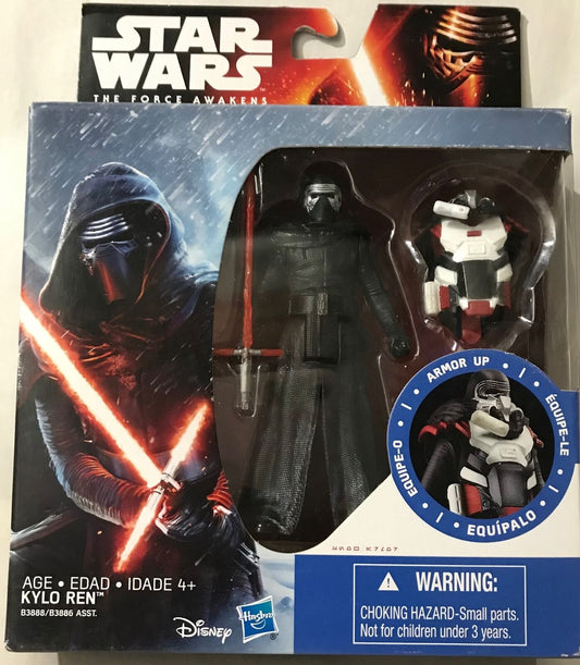 STAR WARS - HASBRO (Disney) - THE FORCE AWAKENS - KYLO REN - with 2 Accessories