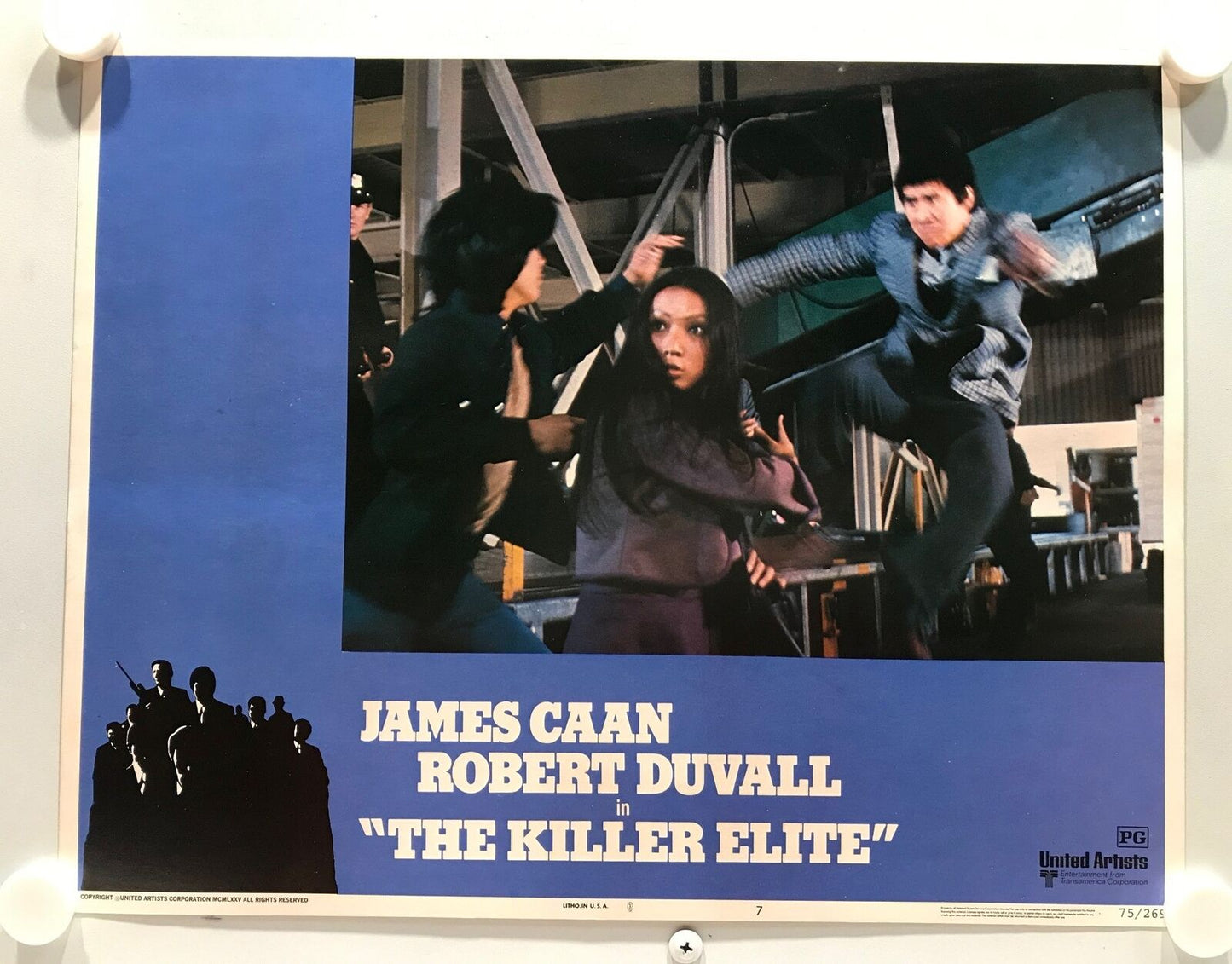 ORIGINAL LOBBY CARDS - THE KILLER ELITE - 1975 - card set of 8