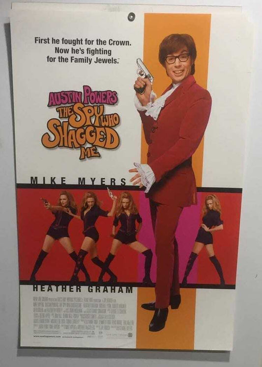 ORIGINAL MOVIE POSTER - THE SPY WHO SHAGGED ME