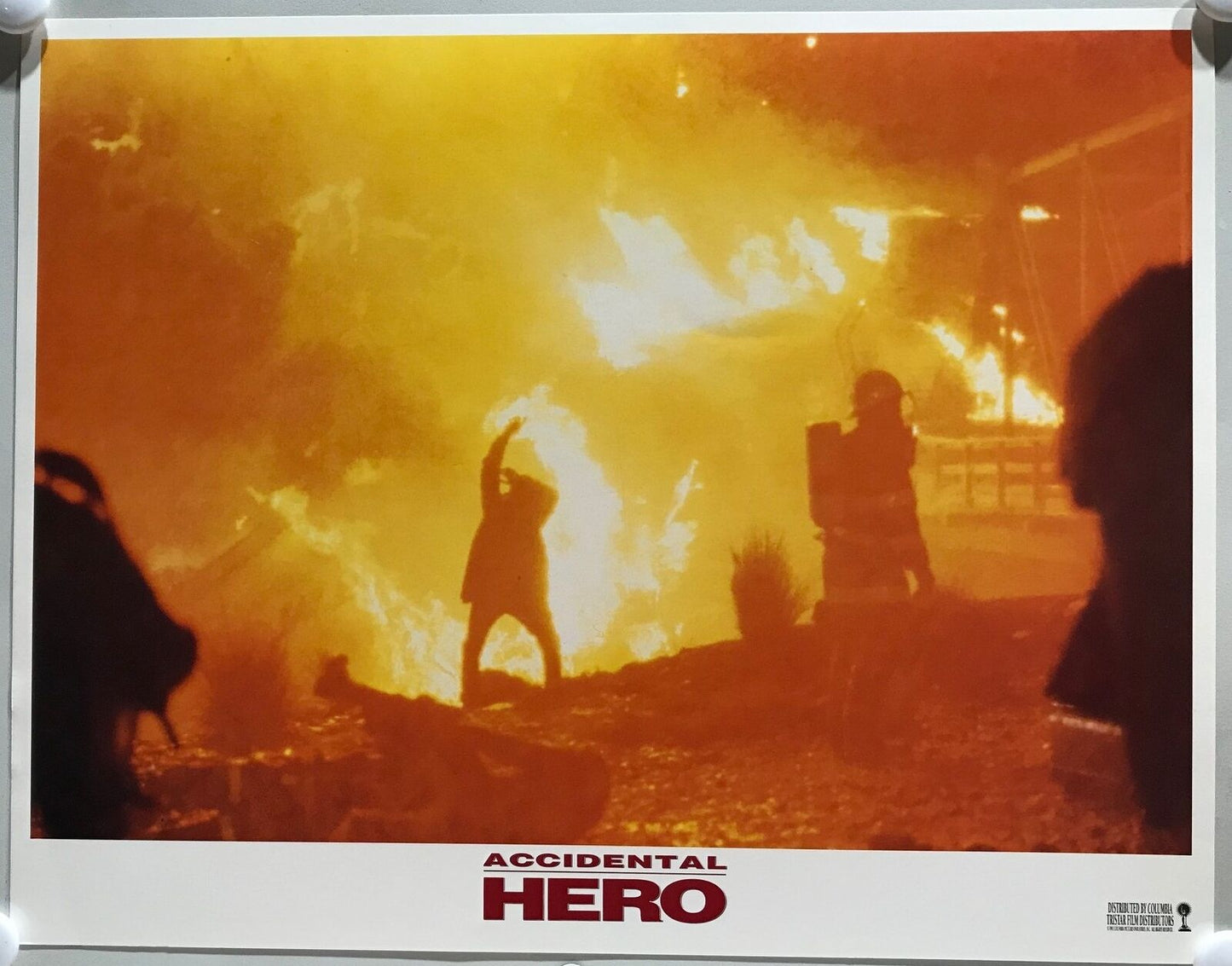 ORIGINAL LOBBY CARDS - ACCIDENTAL HERO - 1992 - set of 8