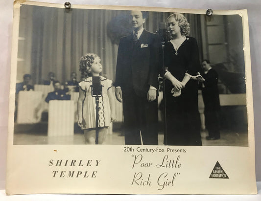 ORIGINAL LOBBY CARD - POOR LITTLE RICH GIRL (c) - 1936 - title card