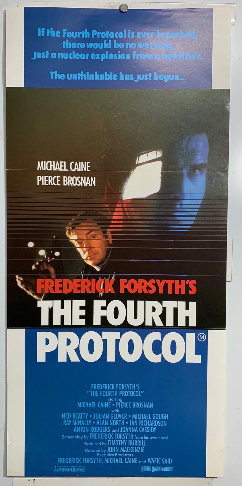 ORIGINAL DAYBILL MOVIE POSTER - THE FOURTH PROTOCOL - 1987