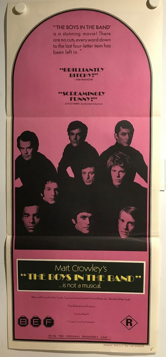 ORIGINAL DAYBILL MOVIE POSTER - THE BOYS IN THE BAND - 2020