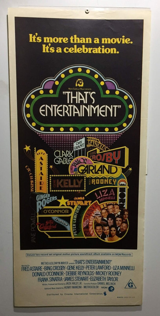 ORIGINAL DAYBILL MOVIE POSTER - THAT'S ENTERTAINMENT