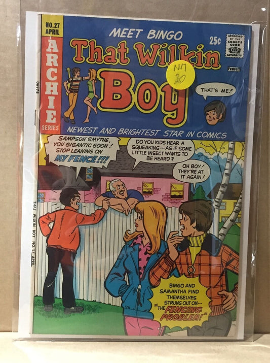 COMIC BOOK - THAT WALKIN BOY NO.27 ARCHIE BINGO GIANT