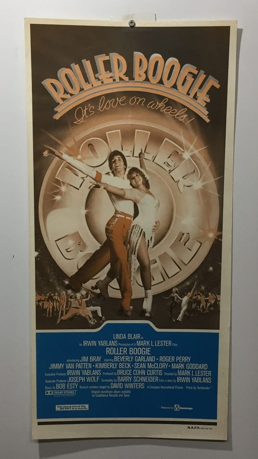 ORIGINAL DAYBILL MOVIE POSTER - ROLLER BOOGIE