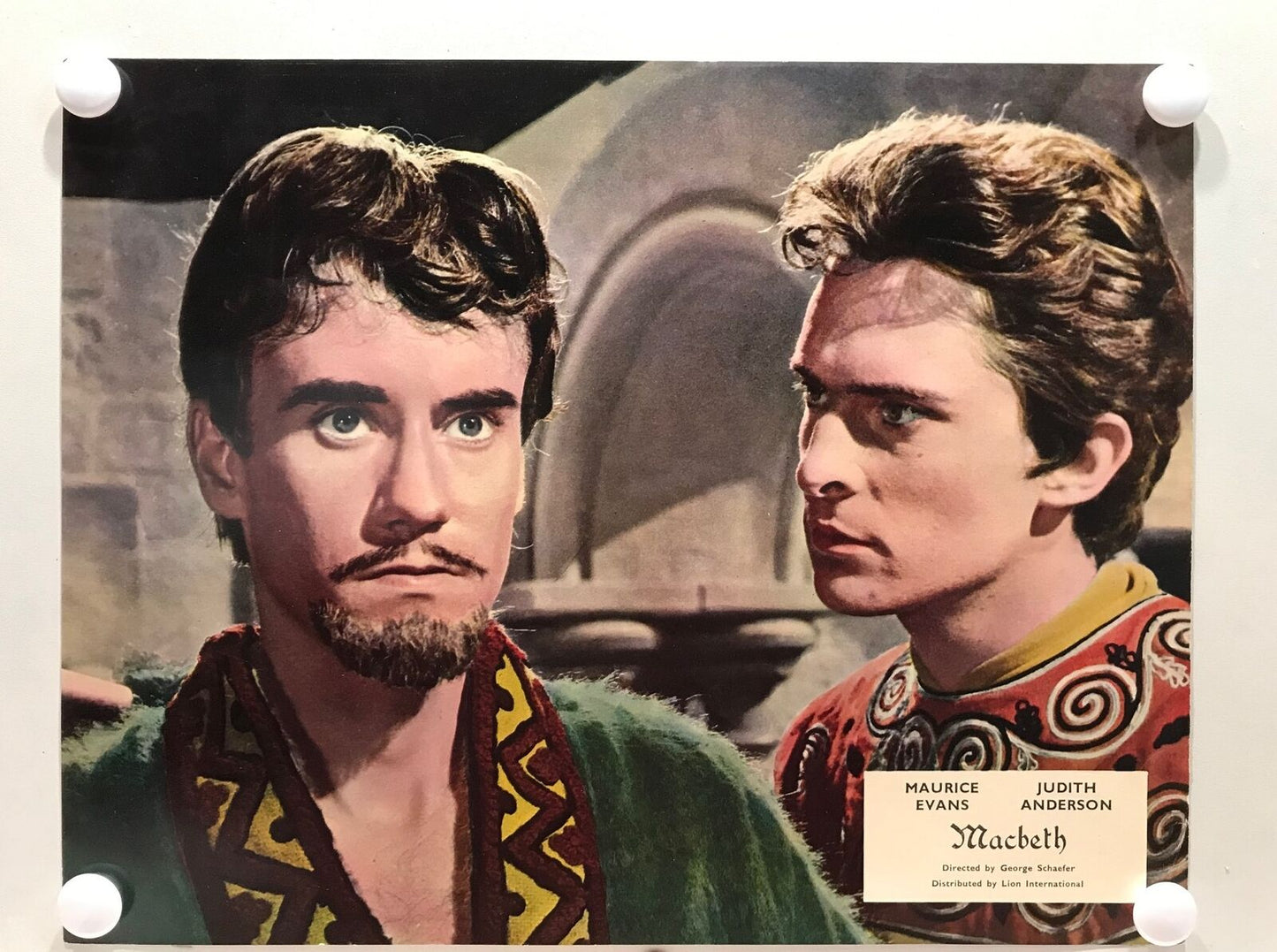 ORIGINAL LOBBY CARDS - MACBETH - 1963 - set of 8