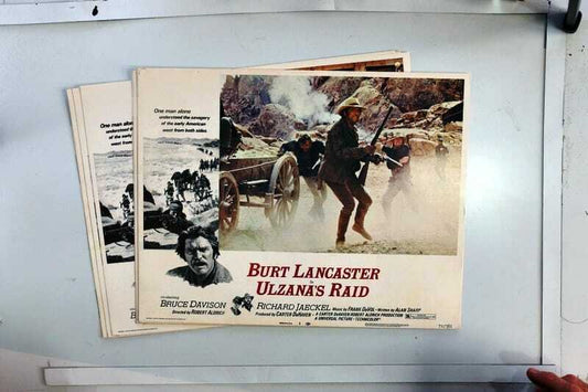 ORIGINAL LOBBY CARDS - ULZANA'S RAID - 1972 -  set of 8