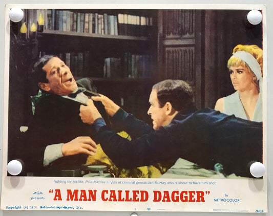 ORIGINAL LOBBY CARDS - MAN CALLED DAGGER - 1968 - set of 8