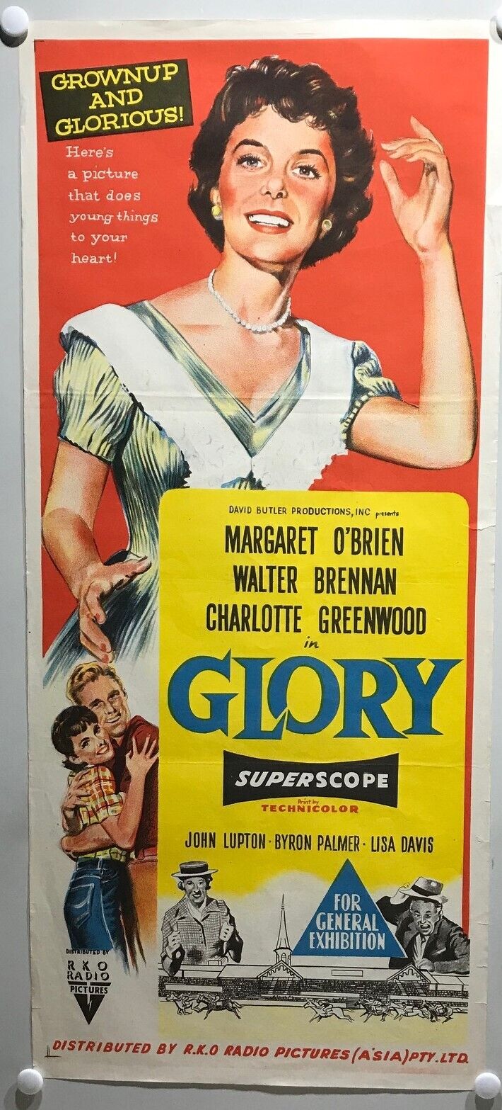 ORIGINAL DAYBILL MOVIE POSTER - GLORY - 1956