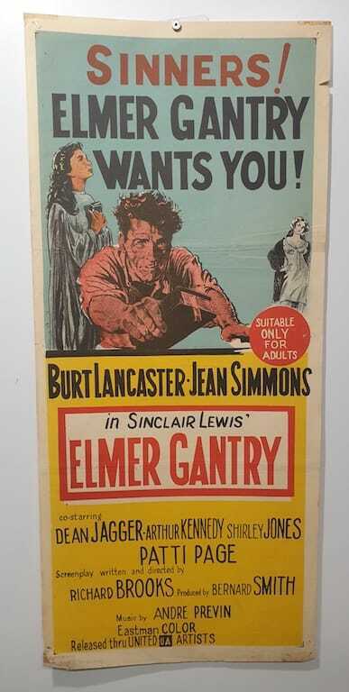 ORIGINAL DAYBILL MOVIE POSTER - ELMER GANTRY