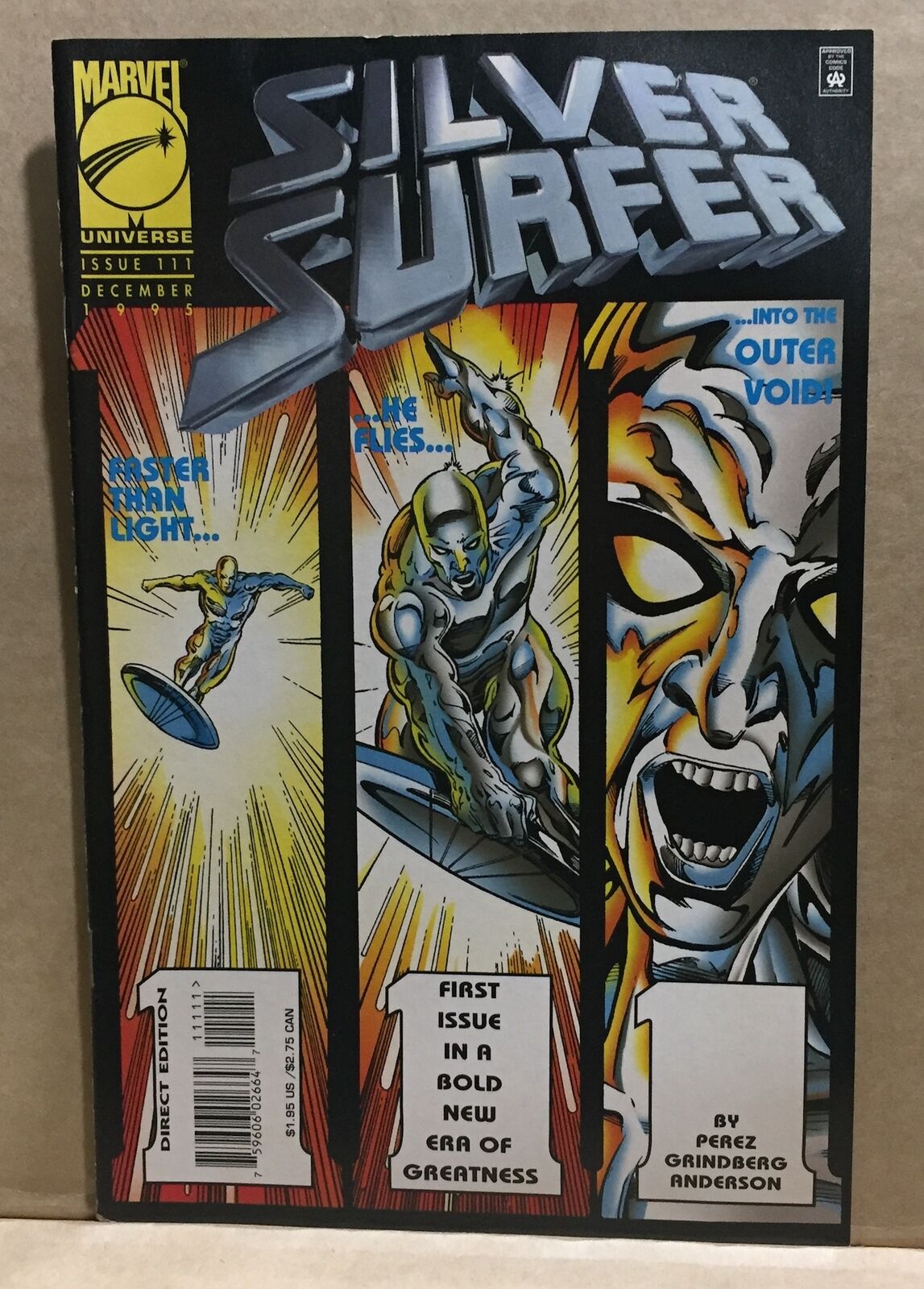 COMIC BOOK - MARVEL SILVER SURFER 111