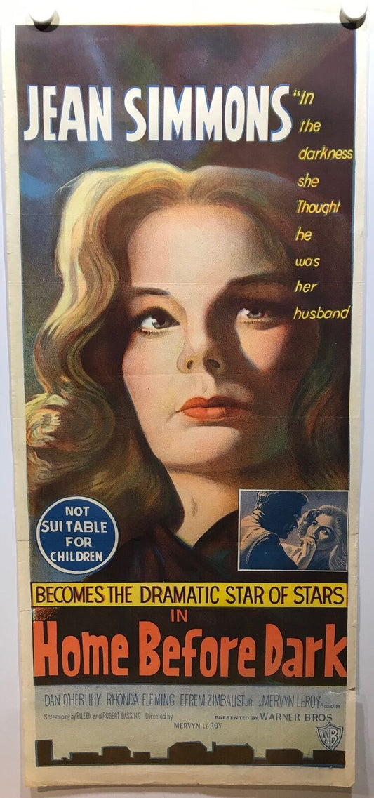 ORIGINAL DAYBILL MOVIE POSTER - HOME BEFORE DARK