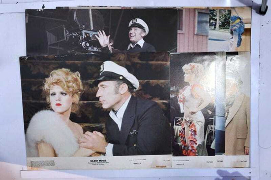 ORIGINAL LOBBY CARDS - SILENT MOVIE - 1976 - set of 8