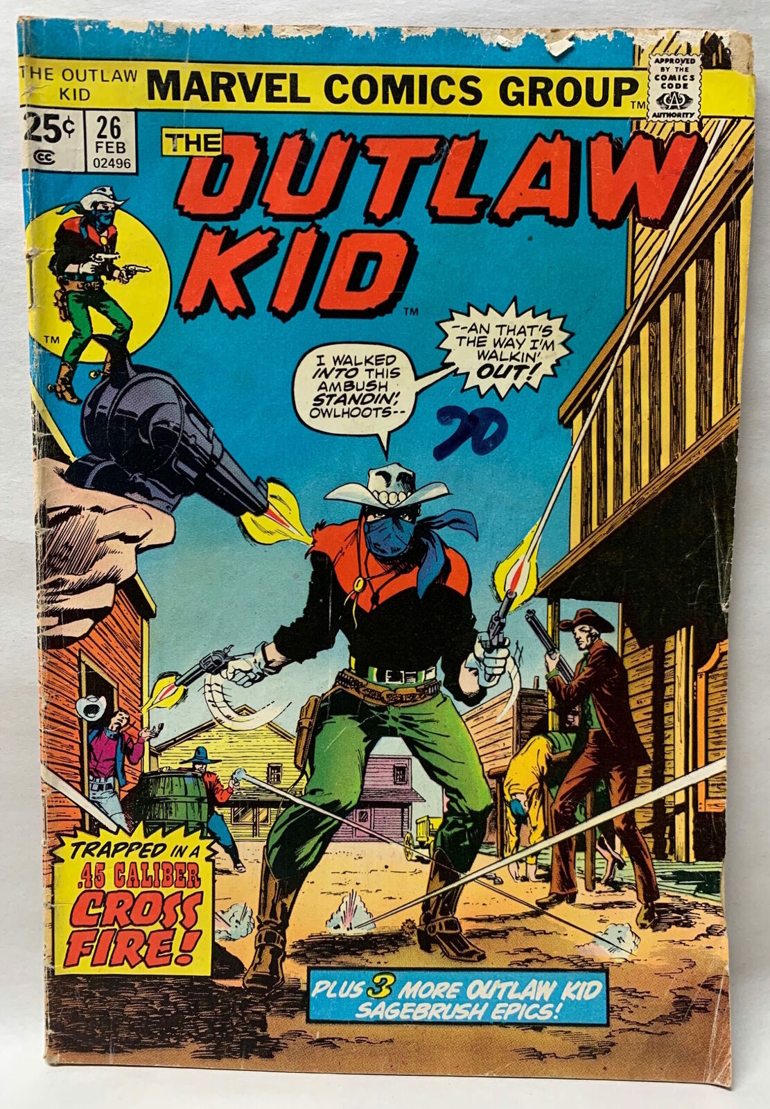 COMIC BOOK ~ THE OUTLAW KID #26